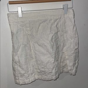 white linen princess polly skirt